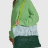 Roxy Handtassen*High Fi Knit - Kleine Rugzak Voor Dames Aquamarine