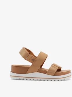 Roxy Sandalen*Himari - Leren Sandalen Voor Dames Tan