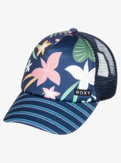Roxy Accessoires*Honey Coconut - Trucker Cap Voor Meisjes Mood Indigo Alma Swim