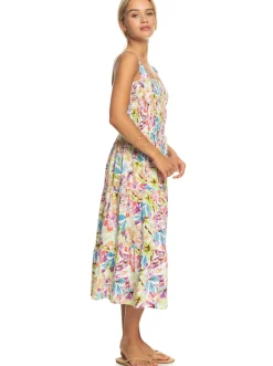 Roxy Jurken*Honeymoon Avenue Printed - Halflange Jurk Voor Dames Snow White Pualani Combo