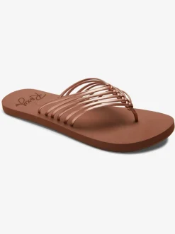 Roxy Slippers*Jasmine - Sandalen Voor Dames Rose Gold
