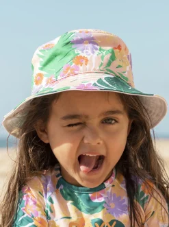 Roxy Accessoires*Jasmine Paradise - Bucket Hoed Voor Meisjes Mint Tropical Trails