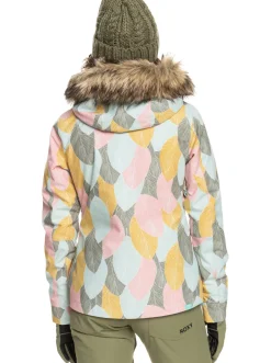 Roxy Snow-Jassen*Jet Ski 2022 - Geisoleerd Snowjack Voor Dames Deep Lichen Green La Palmeraie