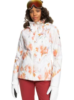 Roxy Snow-Jassen*Jet Ski Premium 2022 - Geisoleerd Snowjack Voor Dames Bright White Tenderness