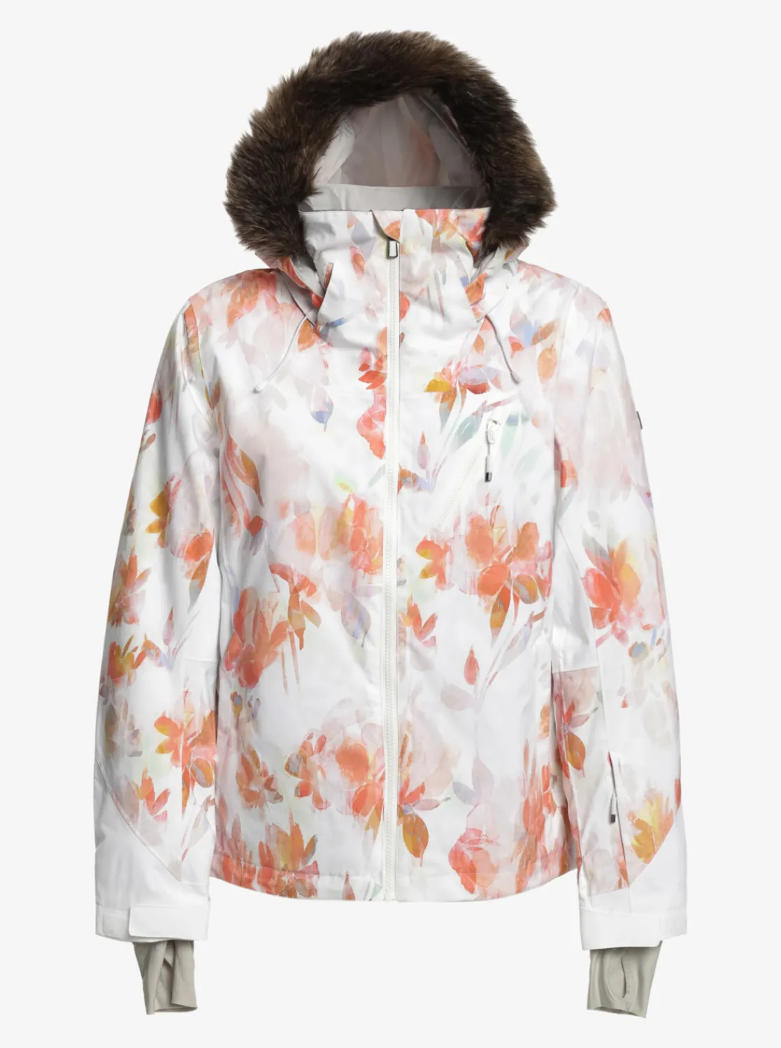 Roxy Snow-Jassen*Jet Ski Premium 2022 - Geisoleerd Snowjack Voor Dames Bright White Tenderness