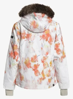 Roxy Snow-Jassen*Jet Ski Premium 2022 - Geisoleerd Snowjack Voor Dames Bright White Tenderness