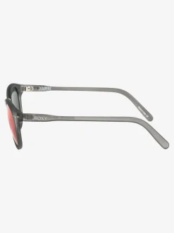 Roxy Zonnebrillen*Junipers - Zonnebril Voor Dames Matte Crystal Smoke/Ml Red
