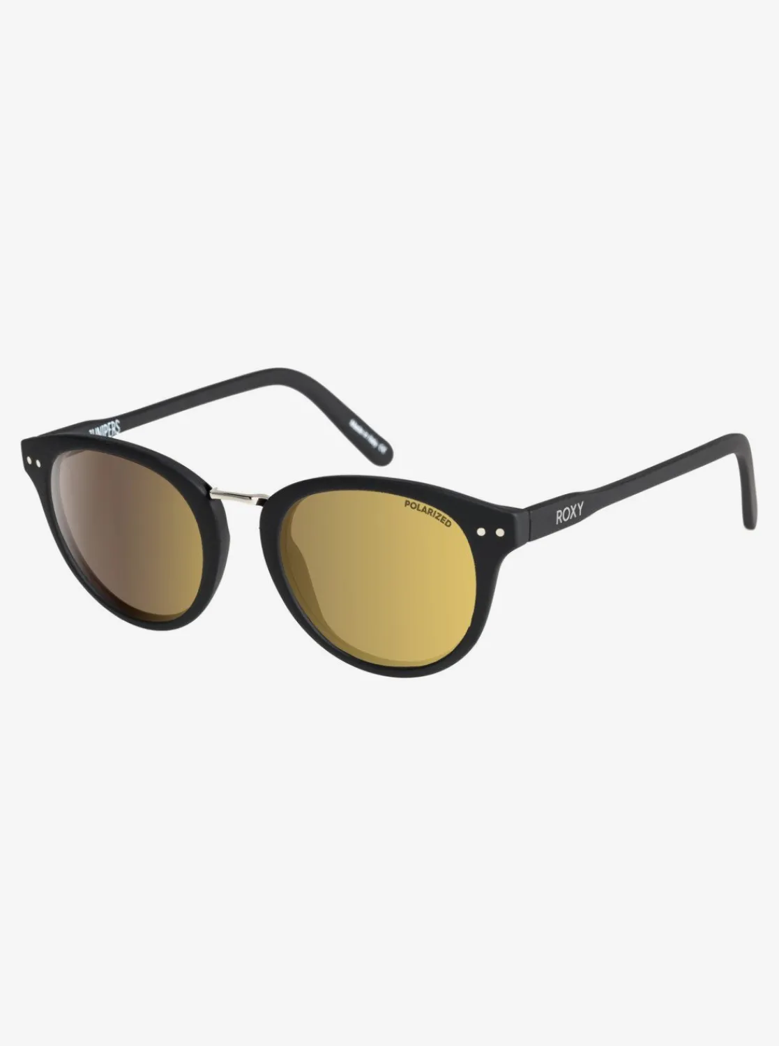Roxy Zonnebrillen*Junipers Polarized - Zonnebril Voor Dames Shiny Black Gold/Flash Plrzd