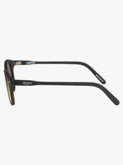 Roxy Zonnebrillen*Junipers Polarized - Zonnebril Voor Dames Shiny Black Gold/Flash Plrzd