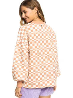 Roxy Sweatshirts & Hoodies*Kindred Souls - Oversized Sweater Voor Dames Snow White Sol Power