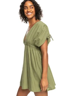 Roxy Badkleding*Local Friends - Mini-Jurk Voor Dames Loden Green