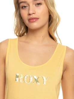Roxy T-Shirts & Tops*Losing My Mind - Vest Top Voor Dames Flax