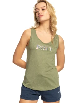 Roxy T-Shirts & Tops*Losing My Mind - Vest Top Voor Dames Loden Green
