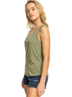 Roxy T-Shirts & Tops*Losing My Mind - Vest Top Voor Dames Loden Green