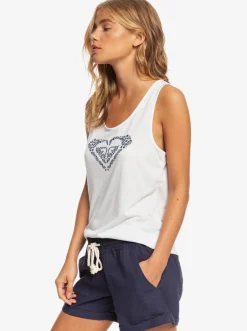 Roxy T-Shirts & Tops*Losing My Mind - Vest Top Voor Dames Snow White