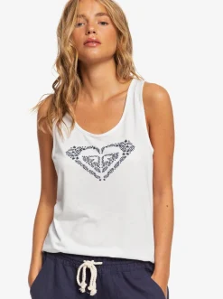 Roxy T-Shirts & Tops*Losing My Mind - Vest Top Voor Dames Snow White