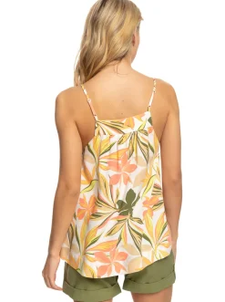 Roxy T-Shirts & Tops*Magic Happens - Strappy Top Voor Dames Snow White Subtly Salty Multic