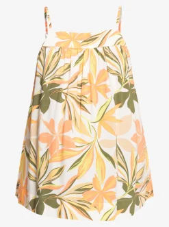 Roxy T-Shirts & Tops*Magic Happens - Strappy Top Voor Dames Snow White Subtly Salty Multic
