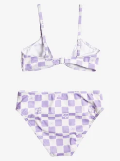 Roxy Swim*Magical Waves - Bralette Bikiniset Voor Meisjes 7-16 Purple Rose Flower Box