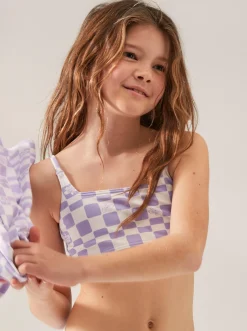 Roxy Swim*Magical Waves - Crop Bikiniset Voor Meisjes 7-16 Purple Rose Flower Box