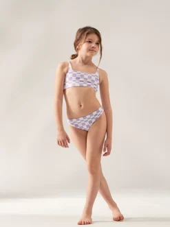 Roxy Swim*Magical Waves - Crop Bikiniset Voor Meisjes 7-16 Purple Rose Flower Box