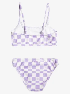 Roxy Swim*Magical Waves - Crop Bikiniset Voor Meisjes 7-16 Purple Rose Flower Box