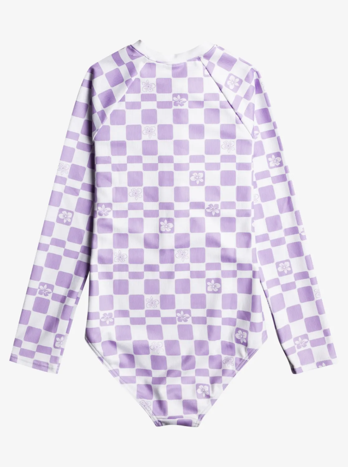 Roxy Surf*Magical Waves - Eendelige Rashguard Met Lange Mouw Voor Meisjes 6-16 Purple Rose Flower Box