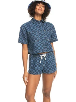 Roxy Hoeden & Petten*Mango Passion - Bucket Hoed Voor Dames Anthracite Flower Jammin