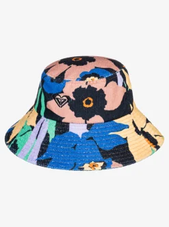 Roxy Hoeden & Petten*Mango Passion - Bucket Hoed Voor Dames Anthracite Flower Jammin