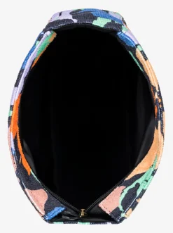 Roxy Badaccessoires*Mango Passion - Kleine Clutch Anthracite Flower Jammin