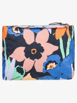 Roxy Badaccessoires*Mango Passion - Kleine Clutch Anthracite Flower Jammin