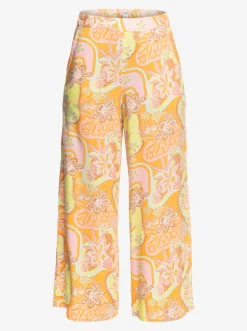 Roxy Broeken & Jeans*Midnight Avenue - Wide Leg Trousers For Women Mock Orange Roxy Delic