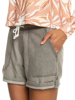 Roxy Shorts*Milady Beach Grey Regular - Denim Short Voor Dames Light Grey