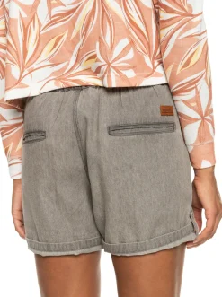 Roxy Shorts*Milady Beach Grey Regular - Denim Short Voor Dames Light Grey