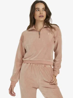 Roxy Sweatshirts & Hoodies*Millie - Sweater Met Halve Rits Voor Dames Cork