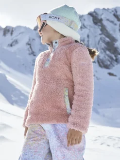 Roxy Snowboard Meisjes*Mini Alabama 2022 - Fleece Voor Meisjes 2-7 Mellow Rose