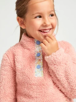 Roxy Snowboard Meisjes*Mini Alabama 2022 - Fleece Voor Meisjes 2-7 Mellow Rose