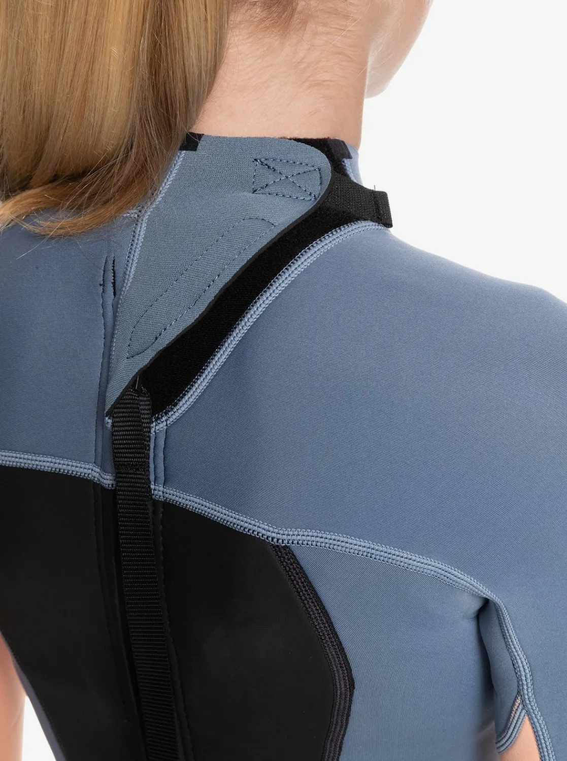 Roxy Surf*4/3Mm Prologue - Wetsuit Met Een Achterrits Voor Meisjes 8-16 Cloud Blk/Powderdgrey/Sunglow
