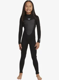 Roxy Surf*3/2Mm Prologue - Wetsuit Met Een Achterrits Voor Meisjes 8-16 Black