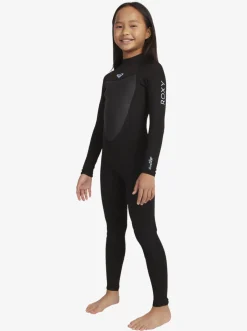 Roxy Surf*3/2Mm Prologue - Wetsuit Met Een Achterrits Voor Meisjes 8-16 Black