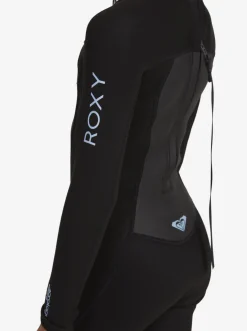 Roxy Surf*3/2Mm Prologue - Wetsuit Met Een Achterrits Voor Meisjes 8-16 Black
