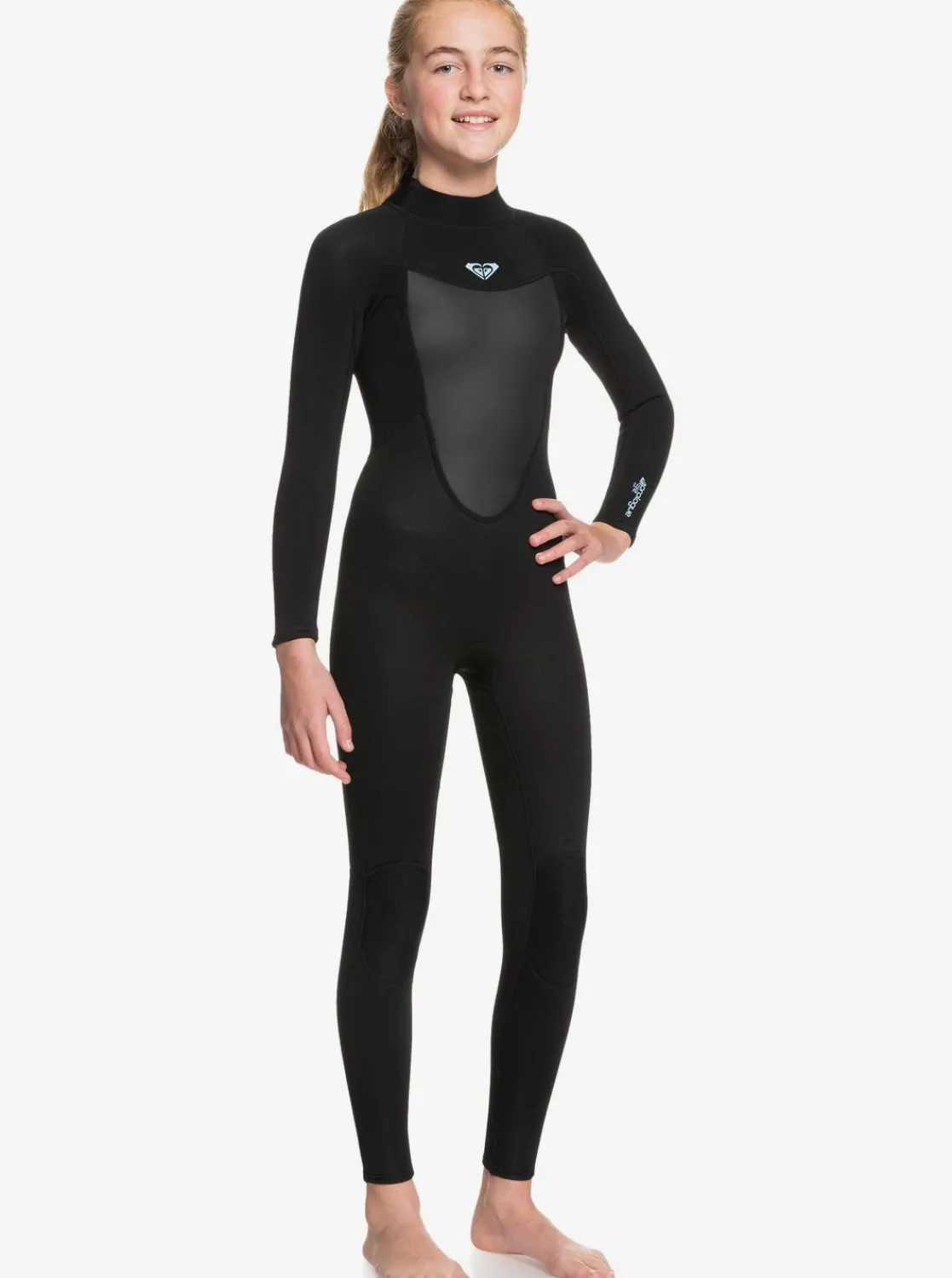 Roxy Surf*5/4/3Mm Prologue - Wetsuit Met Een Achterrits Voor Meisjes 8-16 Black