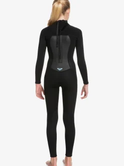 Roxy Surf*4/3Mm Prologue - Wetsuit Met Een Achterrits Voor Meisjes 8-16 Black
