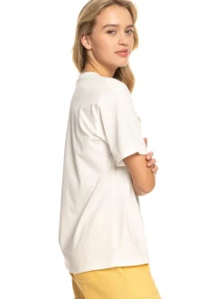 Roxy T-Shirts & Tops*Moonlight Sunset - Oversized Boyfriend T-Shirt Voor Dames Snow White