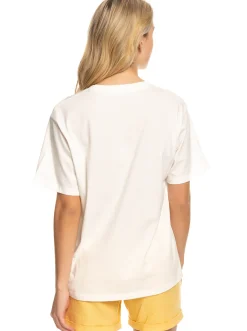 Roxy T-Shirts & Tops*Moonlight Sunset - Oversized Boyfriend T-Shirt Voor Dames Snow White