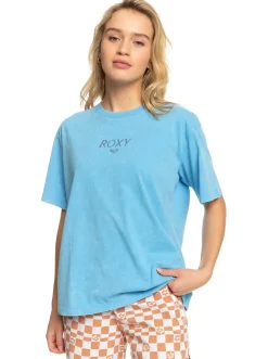 Roxy T-Shirts & Tops*Moonlight Sunset A - Oversized Boyfriend T-Shirt Voor Dames Azure Blue