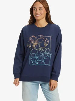 Roxy Sweatshirts & Hoodies*Morning Hike - Sweater Voor Dames Mood Indigo