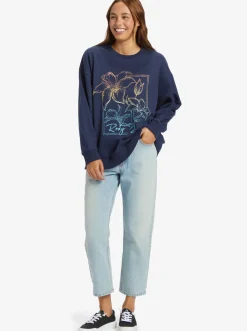 Roxy Sweatshirts & Hoodies*Morning Hike - Sweater Voor Dames Mood Indigo