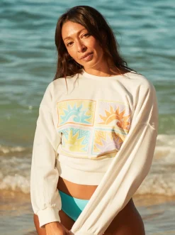 Roxy Sweatshirts & Hoodies*Morning Hike - Sweater Voor Dames Snow White