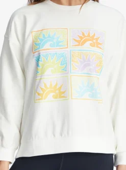 Roxy Sweatshirts & Hoodies*Morning Hike - Sweater Voor Dames Snow White